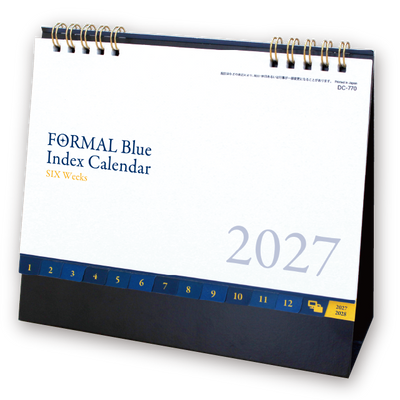 FORMAL Blue Index Calendar　※