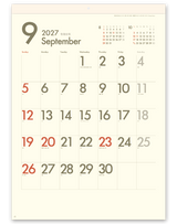 DAYS（文字月表） 4